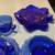 Beautiful Vintage Cobalt Blue Glass Dinnerware 7 thumbnail
