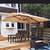 Patio Umbrella Outdoor Wood Pattern Square Large Cantilever Umbrella, 16 thumbnail