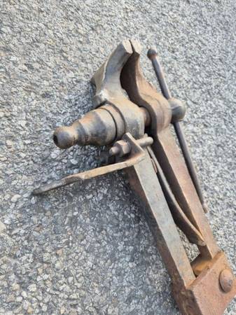 Post Vise Leg Vice Tool Tools Antique Classic Vintage Blacksmith 1