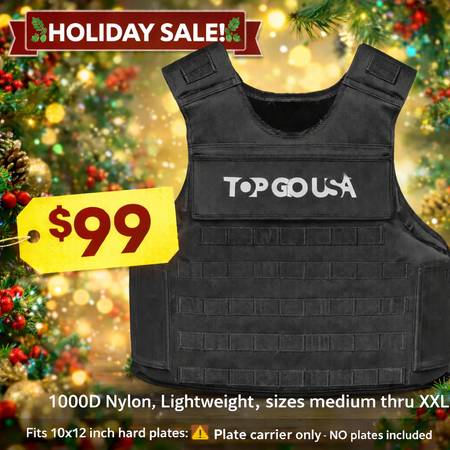 PLATE CARRIERS – $100 (Limited Supply!) 1