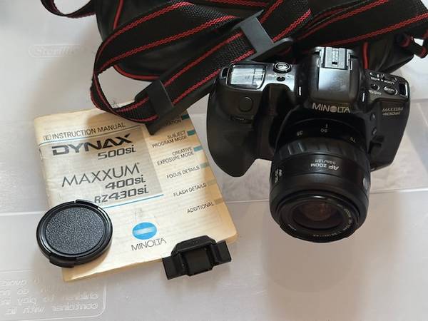 Minolta Maxxum 400Si AF film camera 35-70mm Lens + Manual +Bag *SALE 1