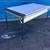 Custom Modified MCM Industrial Steel Artists Table/Desk 12 thumbnail