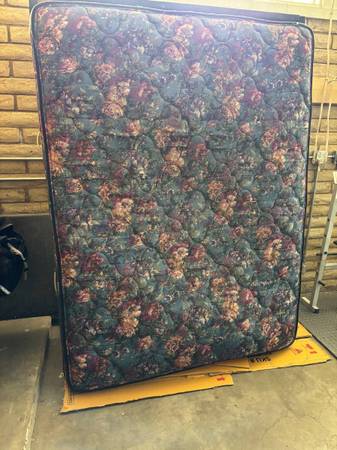 Queen matress and frame 1