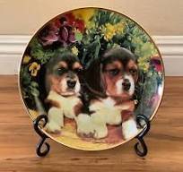 Puppies and Posies Collectable Plate 1