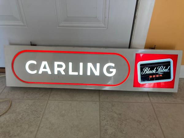 Carling Black Label lighted sign 1