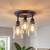 Semi Flush Mount Ceiling Light, 3-Light Close to Ceiling Light Fixtures, Vintage 2 thumbnail