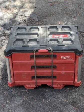 Milwaukee packout 3 drawer unit 1