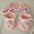 MATCHING KNIT BOOTIES AND BONNET IN PINK 2 thumbnail