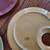 Longaberger Pottery Woven Traditions Wine and Cheese Plates 6 thumbnail