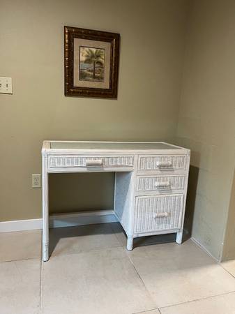 Wicker Desk 1