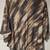 Men's Grey Tan And Beige Wild Print Short Sleeve Polo Shirt by Alan St 2 thumbnail
