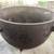 Antique iron cauldron planter 7 thumbnail
