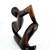 Hand Caved Wood Thinking Man Statue 4” 5 thumbnail