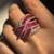 Ruby Red Ribbon Ring 2 thumbnail