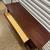 Vintage dark walnut hall table console 5 thumbnail