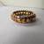 Yellow Sapphire and Diamond Eternity Ring; 18k Gold 1 thumbnail