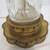 CRYSTAL Glass Brass Lamp Flower Cuts Crystal Finial Filigree ANTIQUE 12 thumbnail