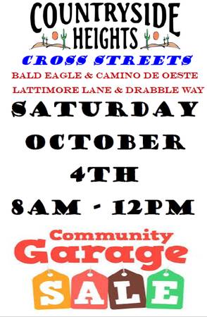 COMMUNITY YARD SALE 1