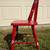 Bentwood Red Childs Small Wooden Chair, Childrens Farmhouse Wood Chair 10 thumbnail