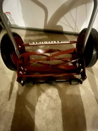 American manual push mower 1