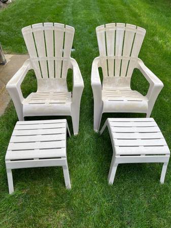 Adirondack chairs with foot rest 1