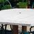 Brown Jordan bar height teak patio table and four aluminum chairs 3 thumbnail