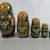 Russian Matryoshka Beautifully Hand Painted Nesting Dolls 5 Pc. Signed 1 thumbnail