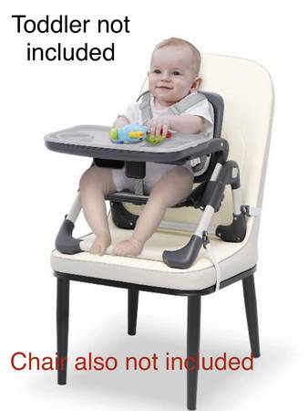 Kisdream Foldable Booster Seat Portable High Chair 1