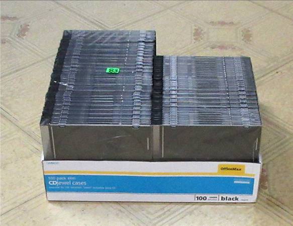 New CD jewel cases 1