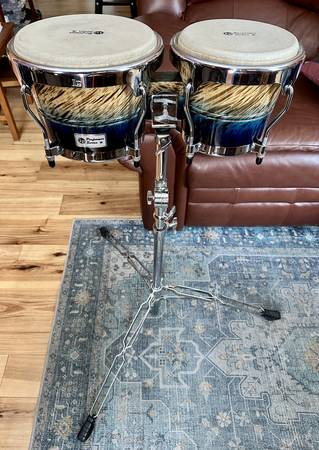 LP Performance Series Bongos with stand 1