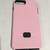 iPhone 8 Plus 7 Plus Case Hybrid Slim Grip Textured Design Soft Pink 3 thumbnail