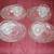 //-CLEAR DEPRESSION GLASS SET 4 thumbnail