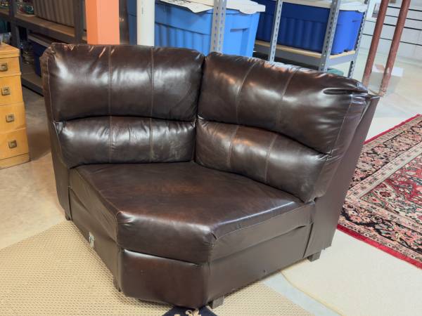 Corner Leather Chair 1