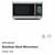 Black stainless steel Cuisinart Deluxe Microwave Oven, 1.1 cubic ft; 1000 watts, 10 thumbnail