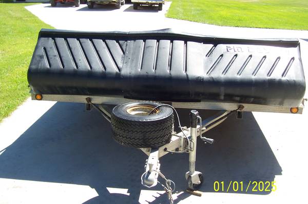 Used For Sale; All aluminum 8.5 x10 foot 4 wheeler, snowmobile trailer — $1,500 in Butte