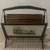 Vintage Walnut Collapsible Magazine Rack 1 thumbnail