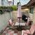 Pacific Bay Patio Furniture 7 Piece 4 Chairs Table Umbrella and holder 1 thumbnail