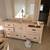 White / Beige Bedroom set - DRESSER / Mirror / 2 Nite Stands / 2 Chest 4 thumbnail