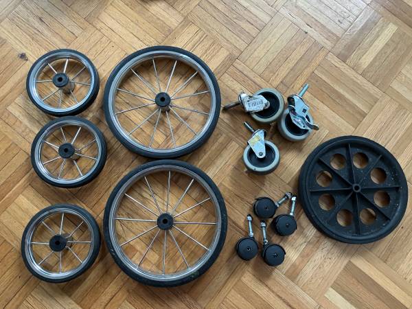 Various Shopping Cart Replacement Wheels 1