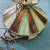 Vintage Leaded Stained Glass Hanging Light 1 thumbnail