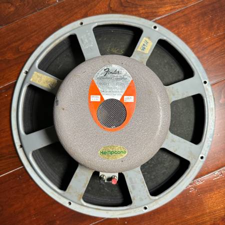 JBL D130F 15” Speaker 8ohms with a Hempcone Recone 1