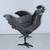 Plate steel yard art Rooster silhouette - metal iron 5 thumbnail