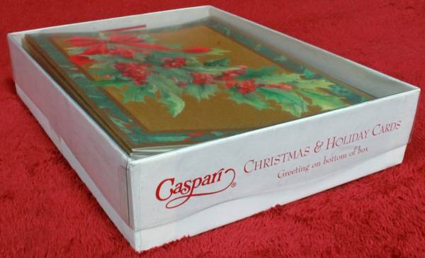 20 Caspari Christmas and Holiday Cards Brand New Sealed 1