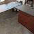 Large L shape desk with file cabinet drawers 7 thumbnail