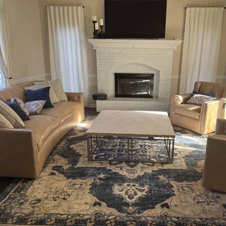 Bernhardt Stone Coffee Table Set - New, delivery 1