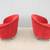 Contemporary Martin Brattrud Kinsale Red Barrel Lounge Chairs, a Pair 8 thumbnail