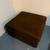 Brown Suede Ottoman 1 thumbnail