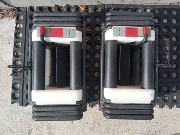 Powerblock  45 adjustable dumbbells 1