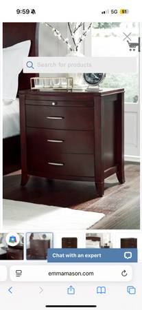 Brighton 5 Piece Bedroom Set – Cinnamon Finish 1