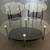 GLASS COFFEE TABLE AND SIDE TABLE 1 thumbnail